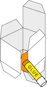 Collapsible Box - shape and glue