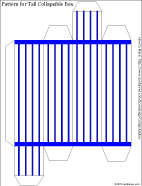 Stripe tall box pattern