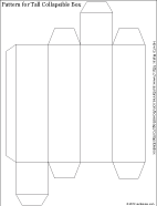 Plain tall box pattern