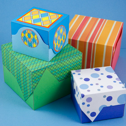 Click to see Interlocking Boxes craft project