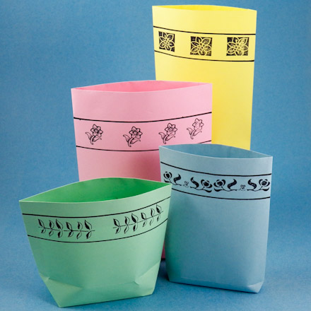 Tube-Shaped Gift Bags in four sizes