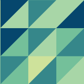 ePaper: Triangles in Blue-Green