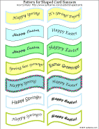 Banners for Shaped Greeting Card