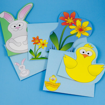 Fun shaped cards and matching envelopes