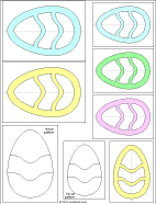 Fancy Easter egg suncatcher PDF pattern