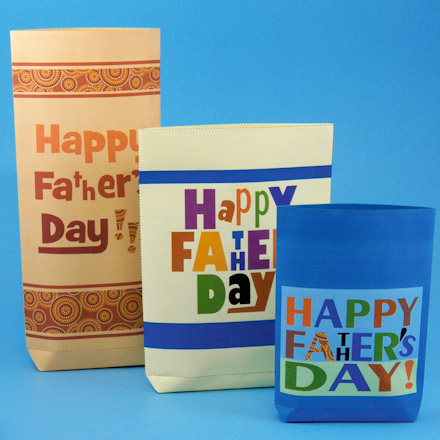 Tube-shaped Gift Bags for Father's Day