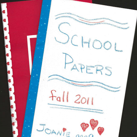 Make booklets of school papers