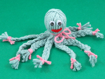How To Make A Yarn Octopus Friday Fun Craft Projects Aunt Annie S Crafts