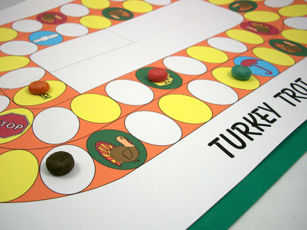 Turkey Trot game board