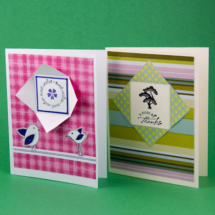 Double-sided Paper Window Card tutorial