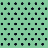 Digital paper: Black polka dots on celadon green