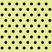 Digital paper: Black polka dots on light goldenrod yellow