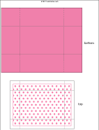 Small, deeper rectangular box pattern