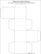 Plain box pattern; ready to print