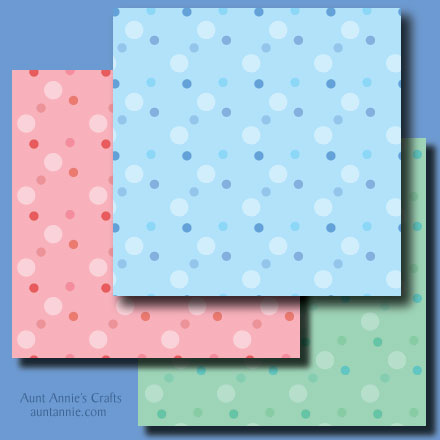 Birthday Dots digital papers