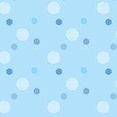 Digital paper: Birthday Dots on Blue