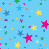 Digital paper: Stars and Confetti