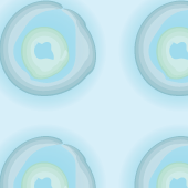 Digital paper: 1.5" Blue Tranquil Circles