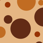 Digital paper: Minimalist Circles in Browns