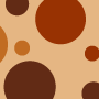 Digital paper: Minimalist Circles in Browns