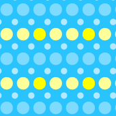 ePaper: Sky Blue and Yellow Dots on Blue
