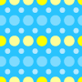 Digital paper: Sky Blue and Yellow Dots on Blue