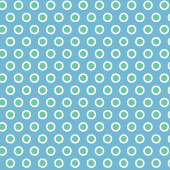Digital paper: White dots plus light green dots on blue background
