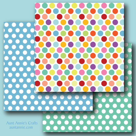Easter Dots digital papers