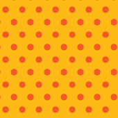 Digital paper: Orange Dots on Golden Background