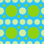 Digital paper: Lime Dots on Sky Blue