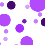 Digital paper: Mixed Dots in Purple
