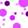 Digital paper: Mixed Dots in Violet