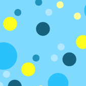 Digital paper: Sky Blue Mixed Dots on Blue