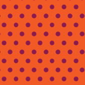 Digital paper: Red-violet Dots on Orange Background