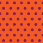 Digital paper: Red-violet Dots on Orange Background