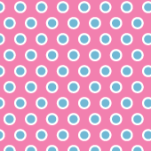 ePaper: Pink Easter Dots - blue/white dots on pink background