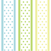 Digital Paper: Spring Polka Dots Paper Ribbons