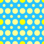 Digital paper: Yellow Dots on Sky Blue