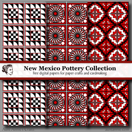 New Mexico Pottery digital paper collection