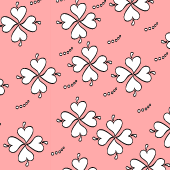 ePaper: Quad-Hearts on Pink