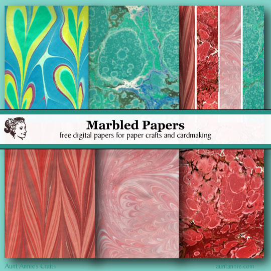 Marbled Designs digital paper downloads