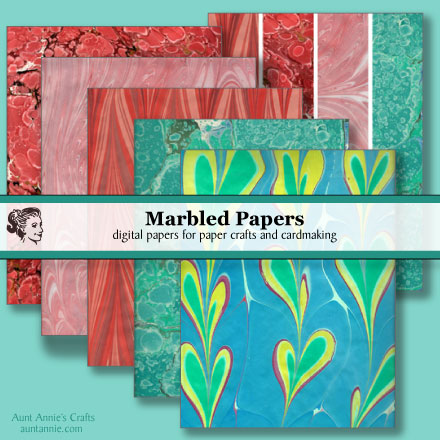 Marbled digital paper downloads