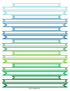 Banner Ribbons ePaper - blue to green
