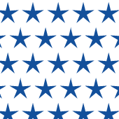 Blue Stars on White digital paper