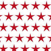 Red Stars on White digital paper