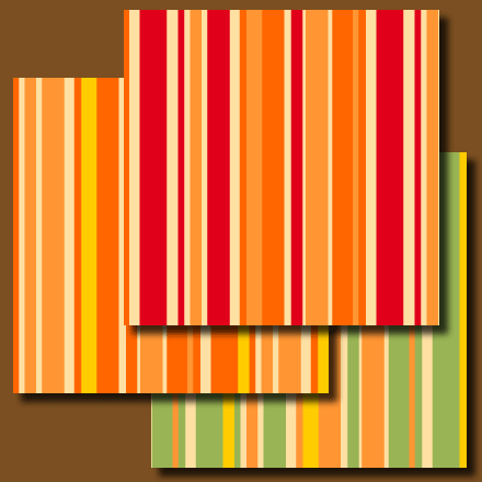 Fall Stripes digital paper collection