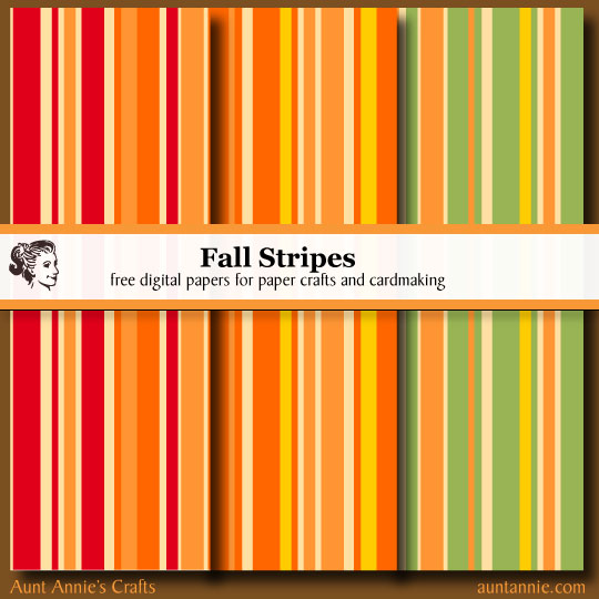 Fall Stripes digital paper downloads
