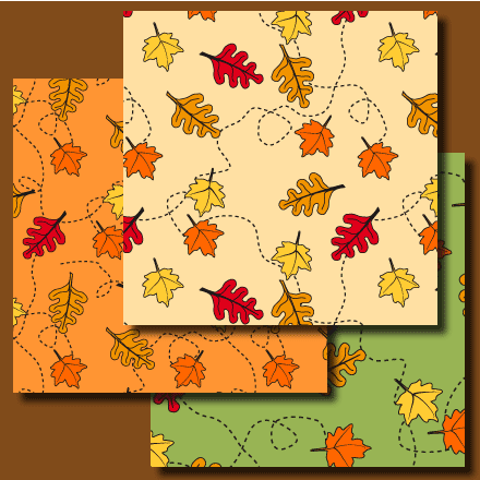 Fall Leaves digital papers