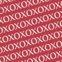 Digital paper: XO Repeat Hugs and Kisses Mauve