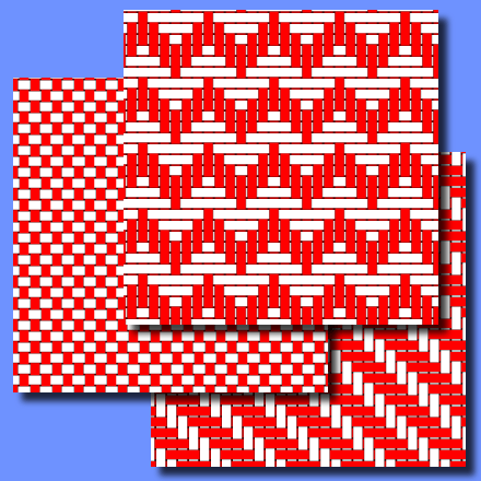 Woven Strips digital papers
